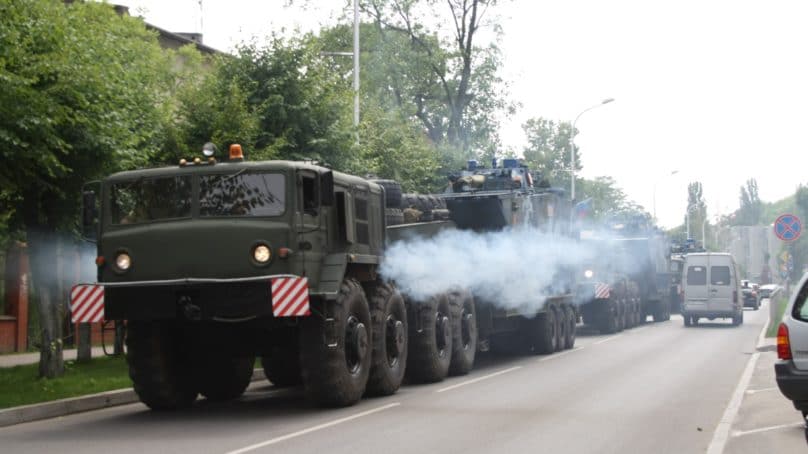 Военная техника из Китая прибыла на Балтфлот