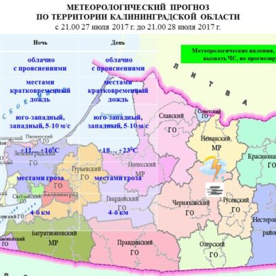 Калининград прогноз погоды на июль 2018 Калининград прогноз погоды на июль 2018