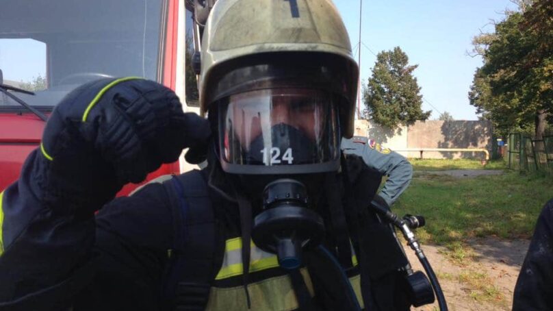 Сотрудники калининградских «Вестей» прошли курс молодого пожарного