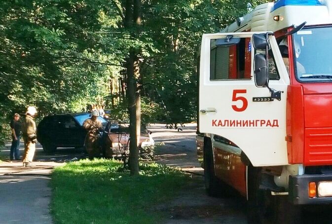 В Калининграде и Багратионовске сгорели две иномарки