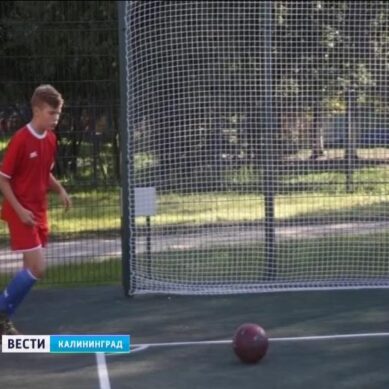 Калининградские школьники получили современные спортплощадки