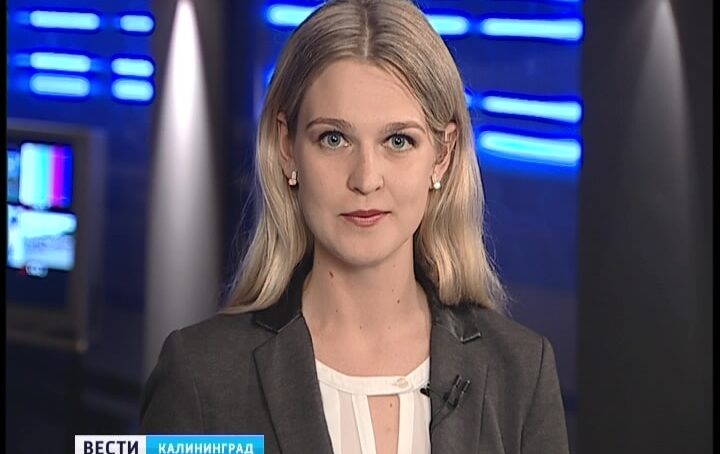 На калининградском телевидении дебютировала новая ведущая Яна Щербатая