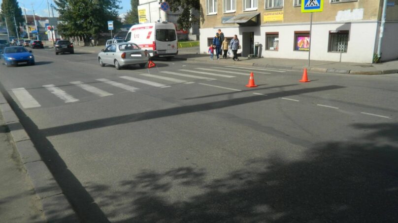 В Калининграде за два дня на «зебре» пострадали три человека