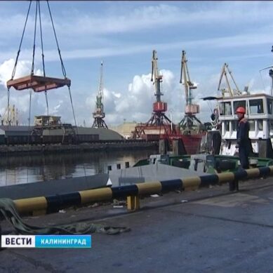 В морском порту Калининграда начали дноуглубительные работы