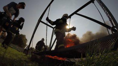 Под Гвардейском прошли соревнования среди лесных пожарных