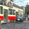 На ул.Леонова в Калининграде иномарка столкнулась с трамваем