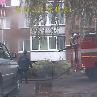 Пожар на ул.Хмельницкого в Калининграде унес жизнь женщины