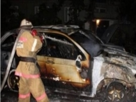 Три автомобиля сгорели в области за минувшие сутки