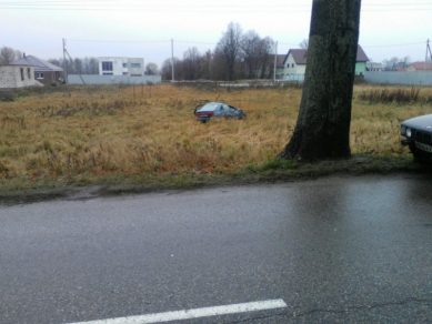 В Гурьевском районе водитель «Мазды» не справился с управлением и попал в ДТП