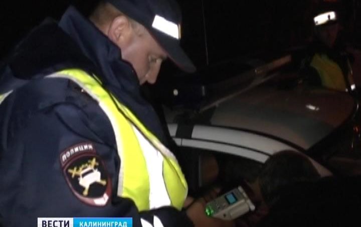 За сутки в Калининградской области полицейские задержали 8 пьяных водителей