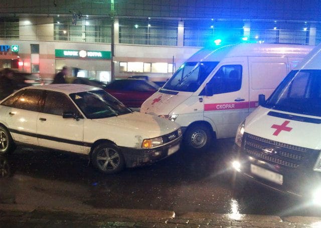 В Калининграде в ДТП попал автомобиль «скорой»
