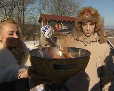 В Калининградской области зажгли огонь третьих зимних Всемирных военных игр