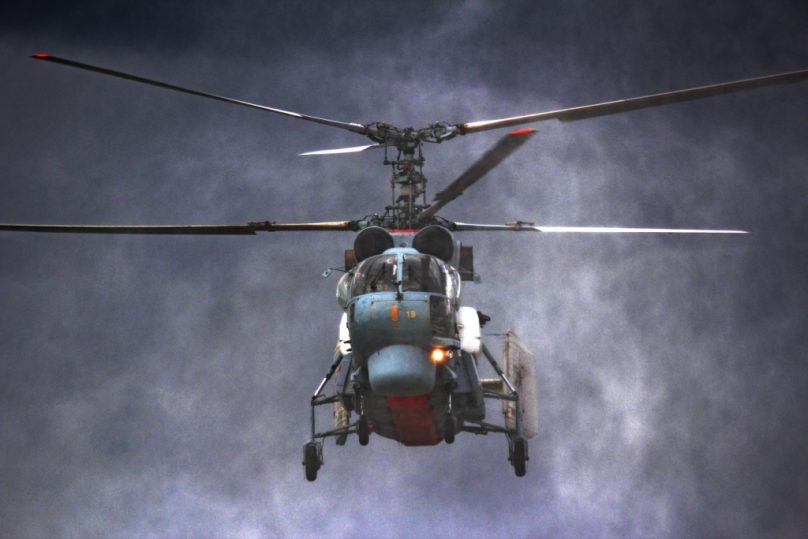 Вертолетчики Балтийского флота отработали ночные полеты