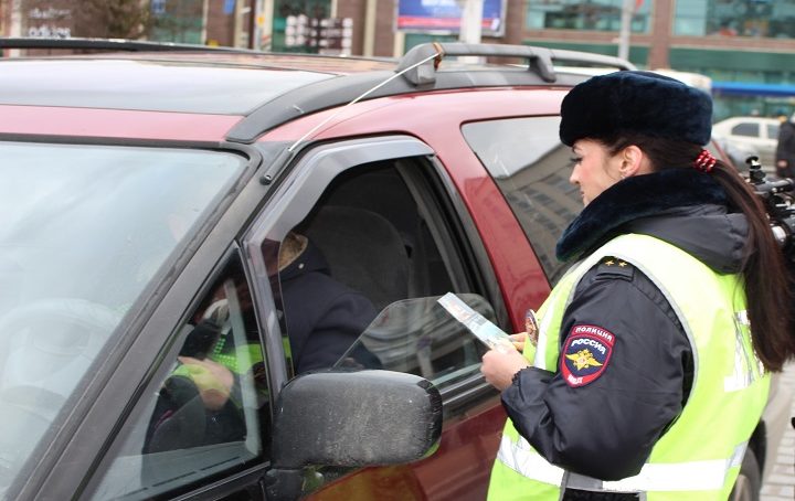Женский патруль на дорогах Калининграда