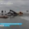 Из Калининградского залива вытащили провалившиеся под лед эвакуатор и легковое авто