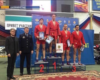 На всероссийских соревнованиях МВД по самбо калининградец завоевал бронзу