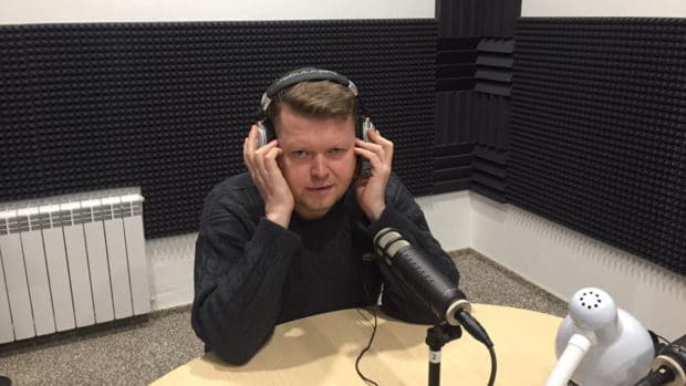 Максим Румянцев в гостях на радио «Россия-Калининград»
