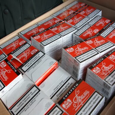 85 000 пачек контрабандных сигарет задержали таможенники в Балтийске