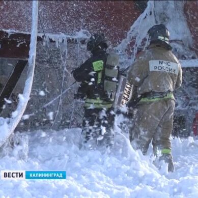 Причина возгорания на заводе «Янтарь» устанавливается