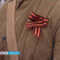 В Калининграде добровольцы раздают георгиевские ленточки