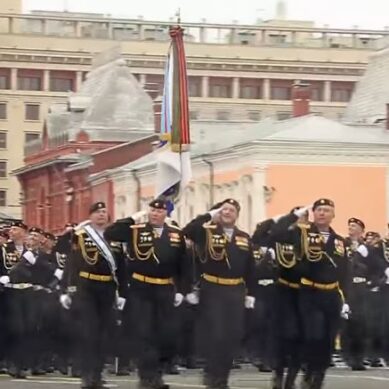 Морпехи Балтфлота вернулись в места дислокации после участия в параде на Красной площади
