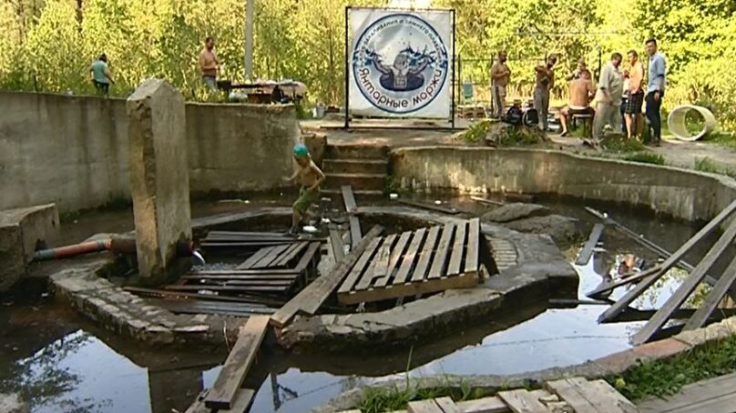 В посёлке Малиновка восстанавливают сгоревшую купель