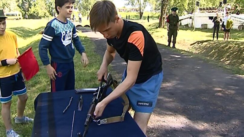 Калининградский школьники сыграли в «Пограничный дозор»