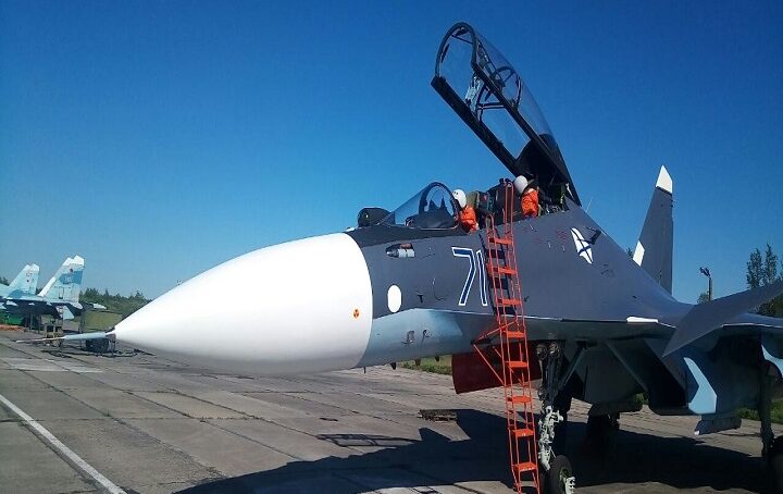 На Балтфлот прибыли новые истребители Су-30 СМ