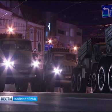 В Калининграде репетируют парад Победы