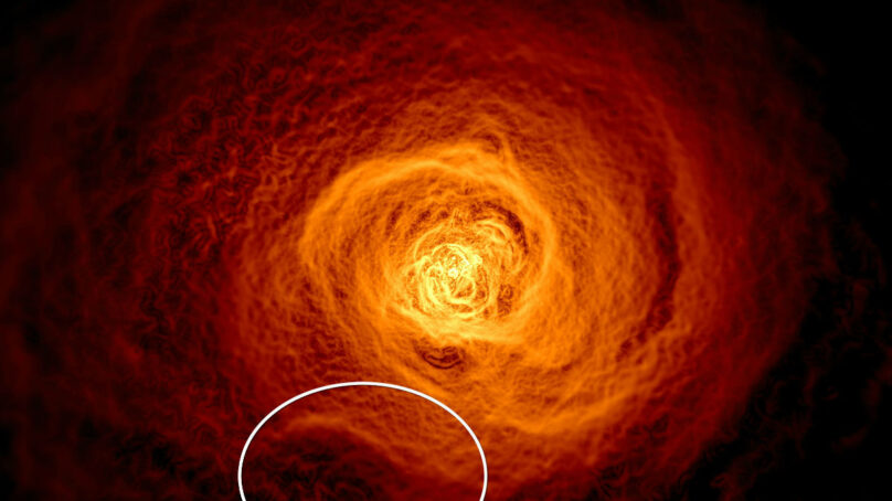 Астрономы обнаружили космическое «цунами», бушующее в скоплении галактик Персея
