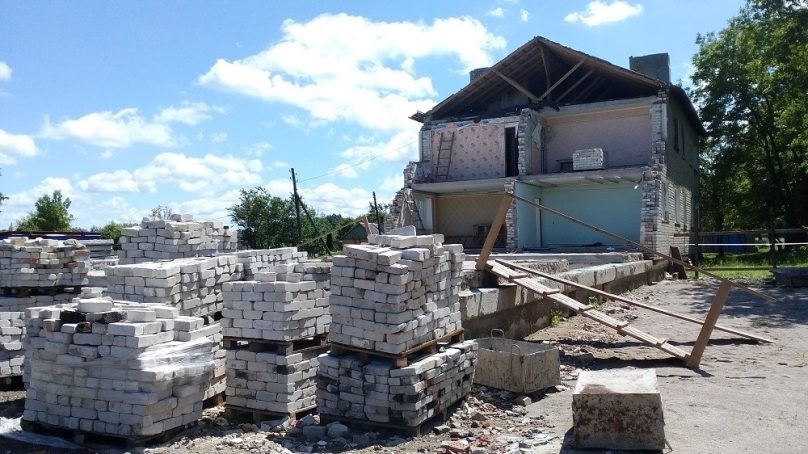 Под Черняховском разрушенный во время взрыва дом намерены восстановить