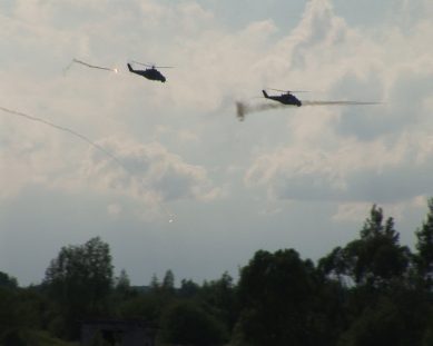 В воздух поднялись экипажи вертолётов морской авиации