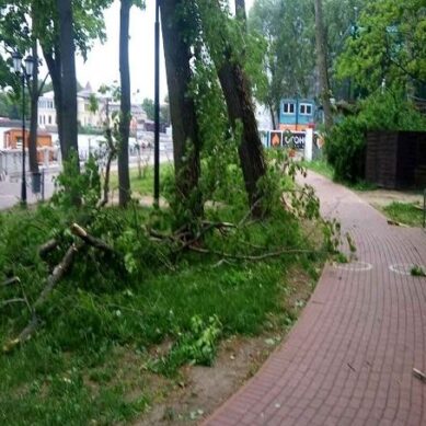 Сегодня в Калининграде  грозы и  порывы ветра до 20 метров в секунду