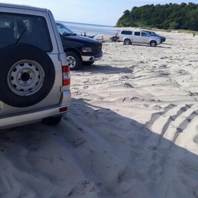 Автомобилисты «облюбовали» пляжи Янтарного
