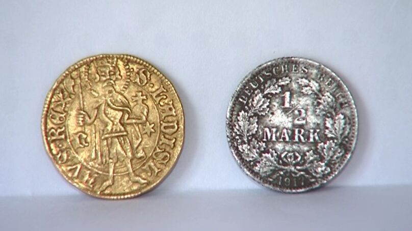 На окраине Знаменска нашли золотую монету 15-го века