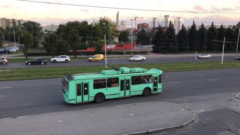 В воскресенье на Московском проспекте приостановят движение троллейбусов
