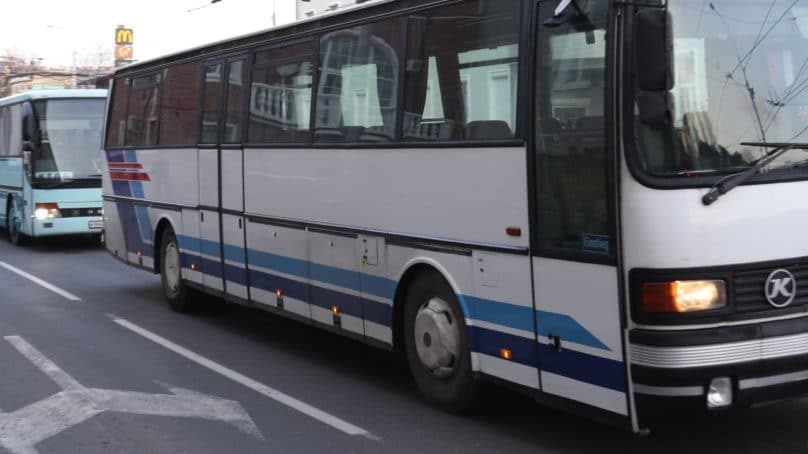 В Калининграде   автобус врезался  в легковушку, пострадал пассажир