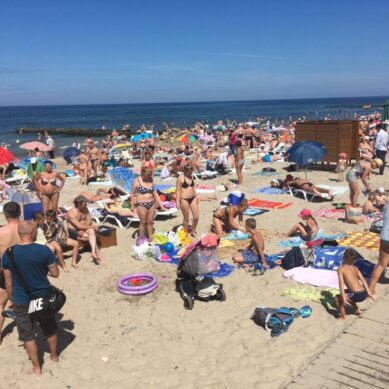 На пляжах Балтийского моря — ажиотаж