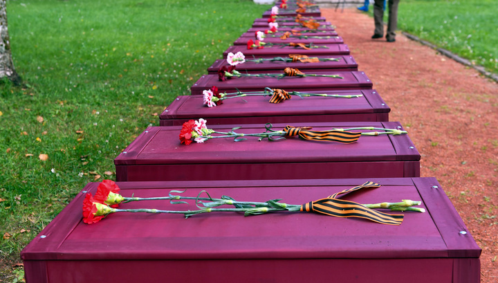 В Эстонии прошло перезахоронение останков советских воинов
