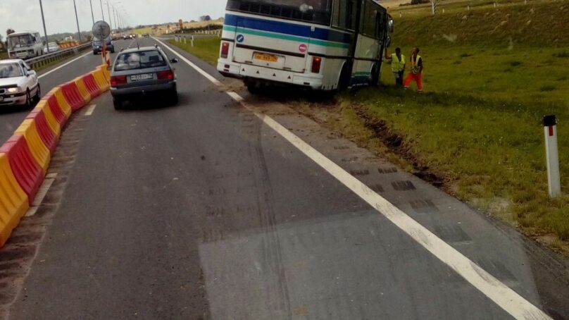 На трассе «Калининград — Гусев» в ДТП попал рейсовый автобус