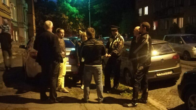 Жители улицы Носова в Калининграде вызвали полицию, чтобы пожаловаться на газовщиков