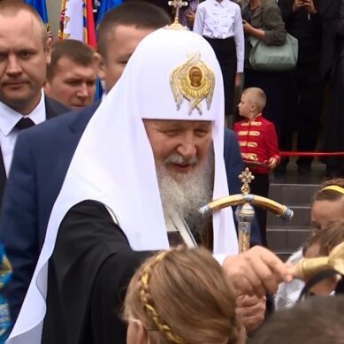 Патриарх освятил в Калининграде новый корпус православной гимназии