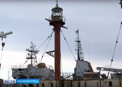 В Калининграде освятят плавучий маяк «Ирбенский»