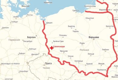 Грузовик с американскими военными перевернулся на западе Польши