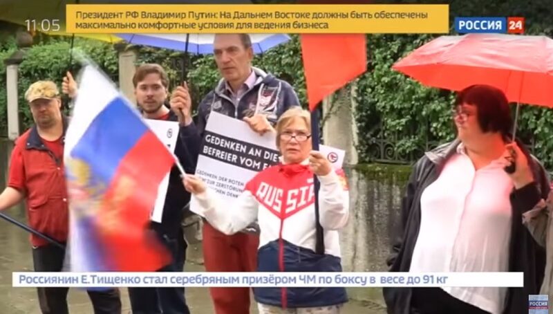 Жители Европы протестуют против сноса памятников советским солдатам