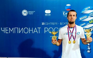 Теннисист из Калининграда завоевал две золотые медали чемпионата России