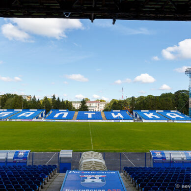 Новый игровой парк достраивают на стадионе «Балтика»