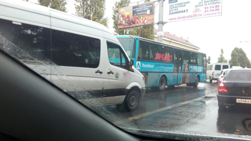 В Калининграде третье ДТП с пассажирским автобусом за два дня