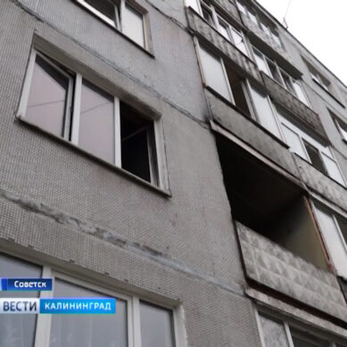 Жители горевшей пятиэтажки в Советске: «Страшно было очень»