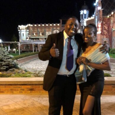 Участник Всемирного фестиваля молодежи и студентов из Кении сделал предложение своей девушке в Калининграде